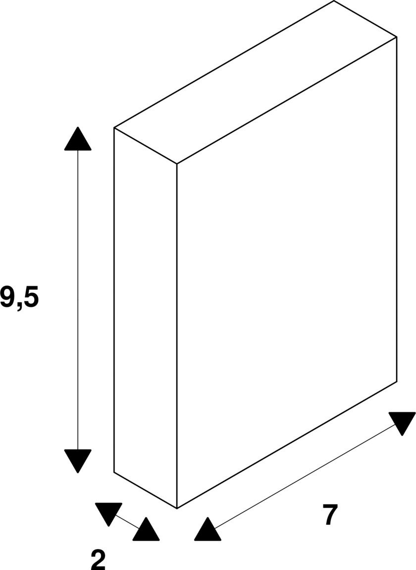 Endkappe sw Alu L20mm B70mm H95mm