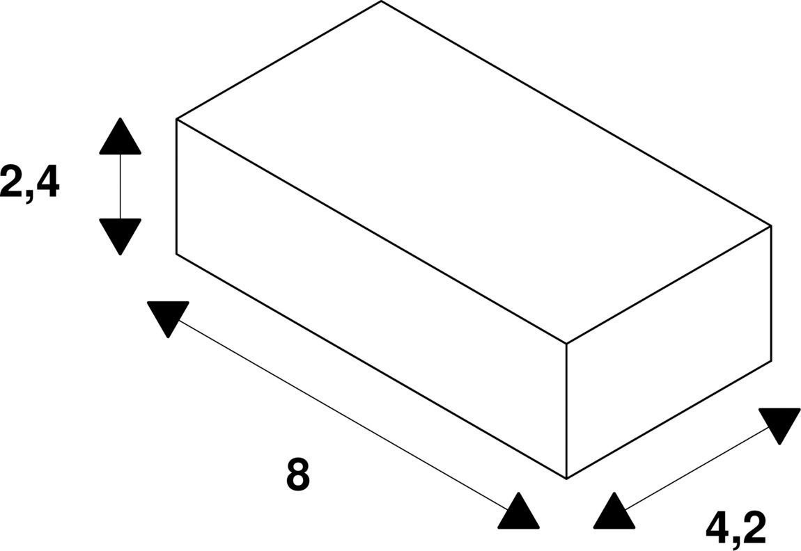 End-Einspeisung alu 5x2,5qmm 80mm