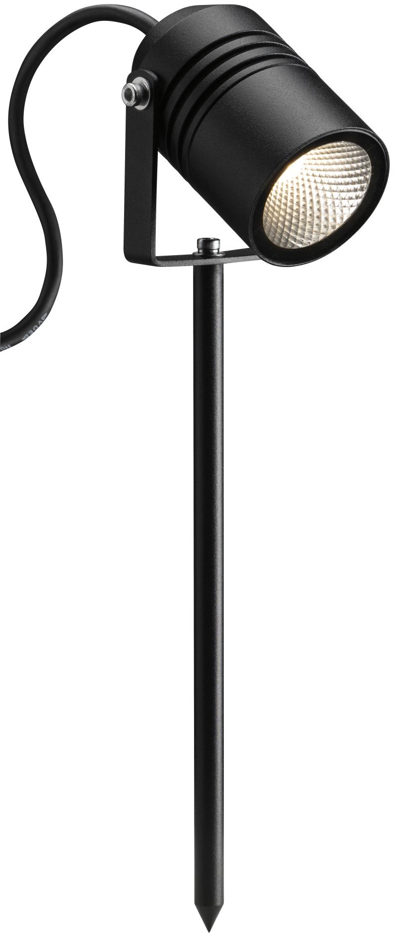 LED-Wegeleuchte 6W IP65 3000K 860lm sw Alu 1LED Gl_tr