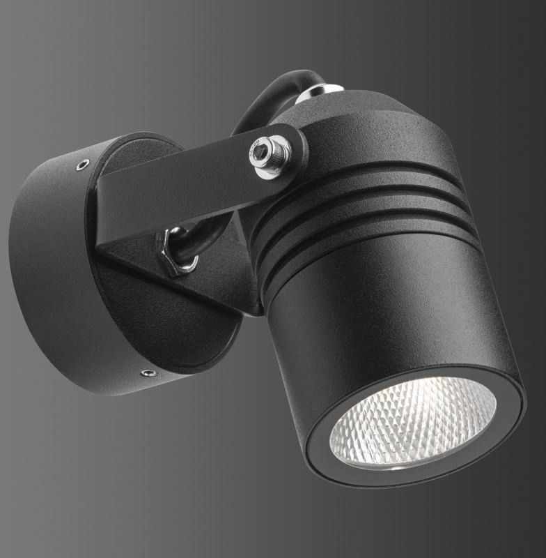 LED-Wandanbauleuchte 6W 3000K 860lm sw Konv IP54