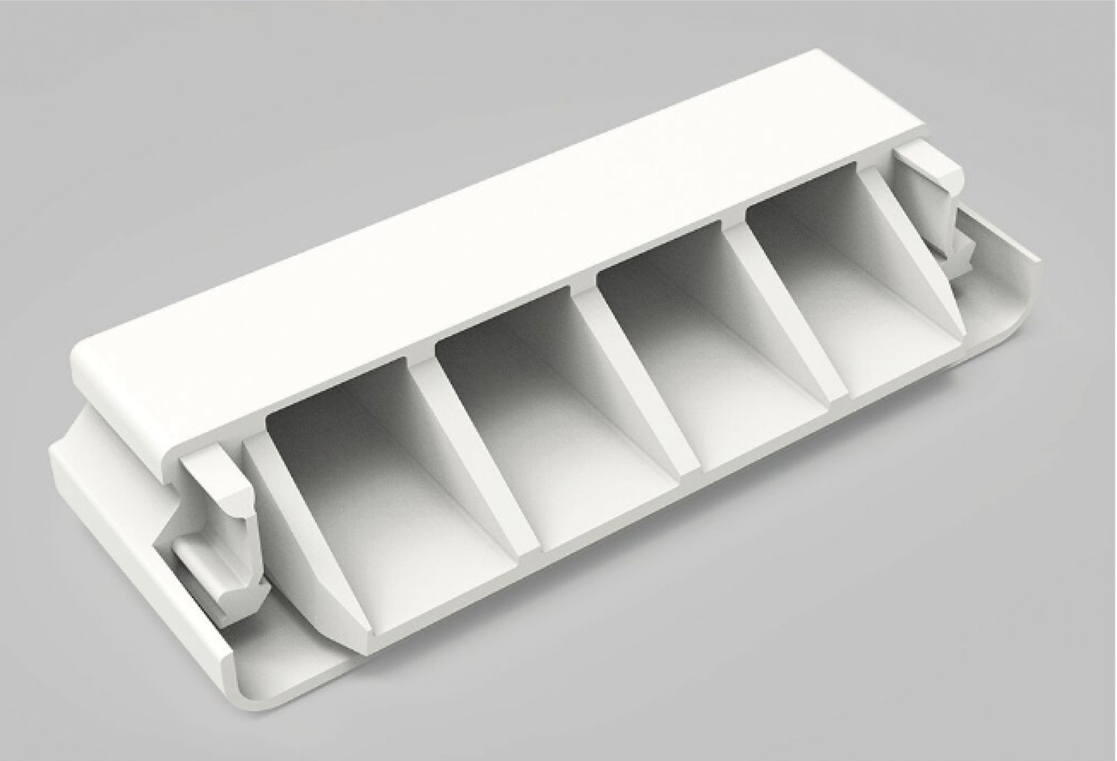 Endkappe ws Kst L22,4mm B58,8mm H12,16mm