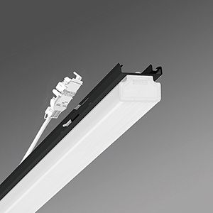 LED-Geräteträger 34W 3000K 5530lm 1LED Konv elektr.Trafo IP20 sw 63x1531x54mm