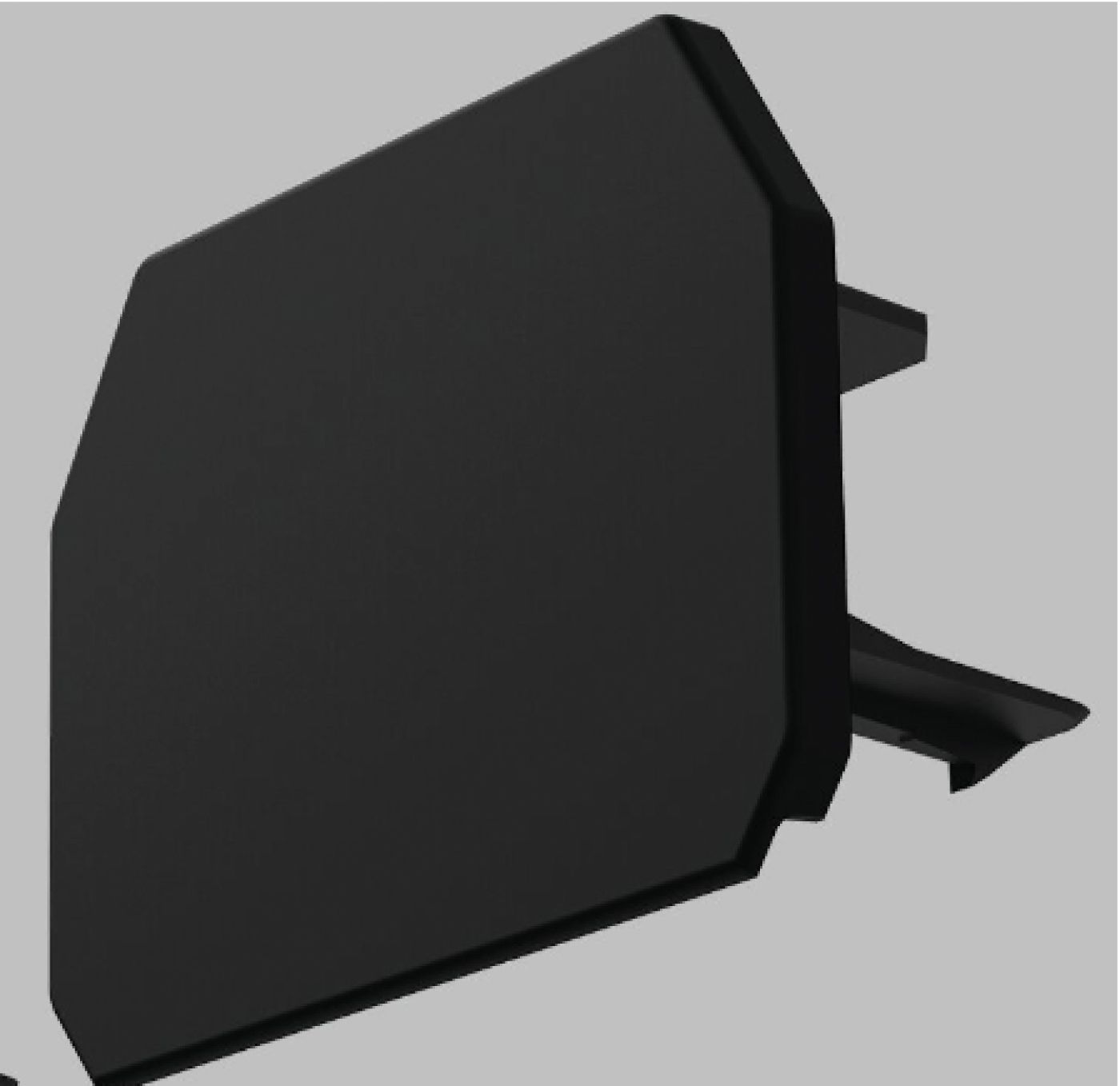 Endkappe sw Kst L11mm B64mm H52mm