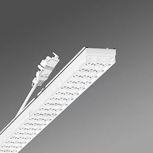 LED-Geräteträger 53W 6500K 9040lm 1LED Konv elektr.Trafo IP64 ws 55x1531x37mm