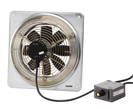 Ex-Ventilator 21/22 Axial Ø200mm ST 45W 345x345mm 230-400V 440cbm/h IP64
