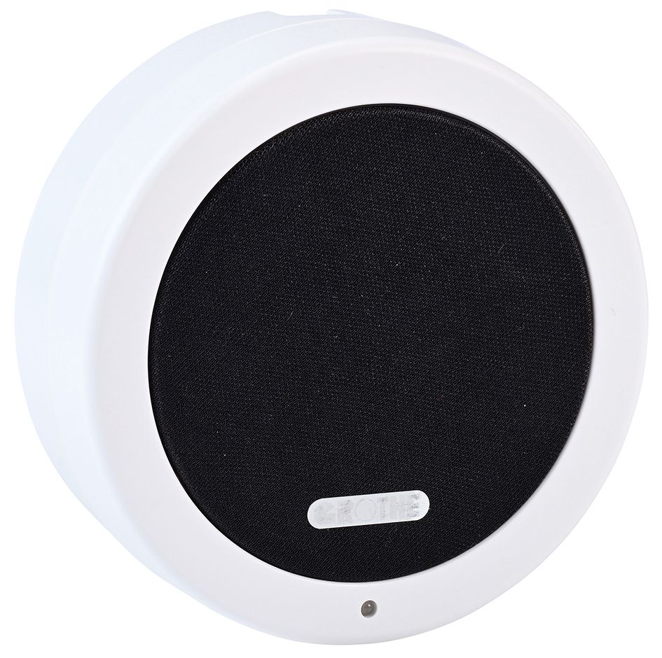 Funk-Gong 12V/AC 85dB elektr Kst IP20 ws 0,08A Batterie eingebaut