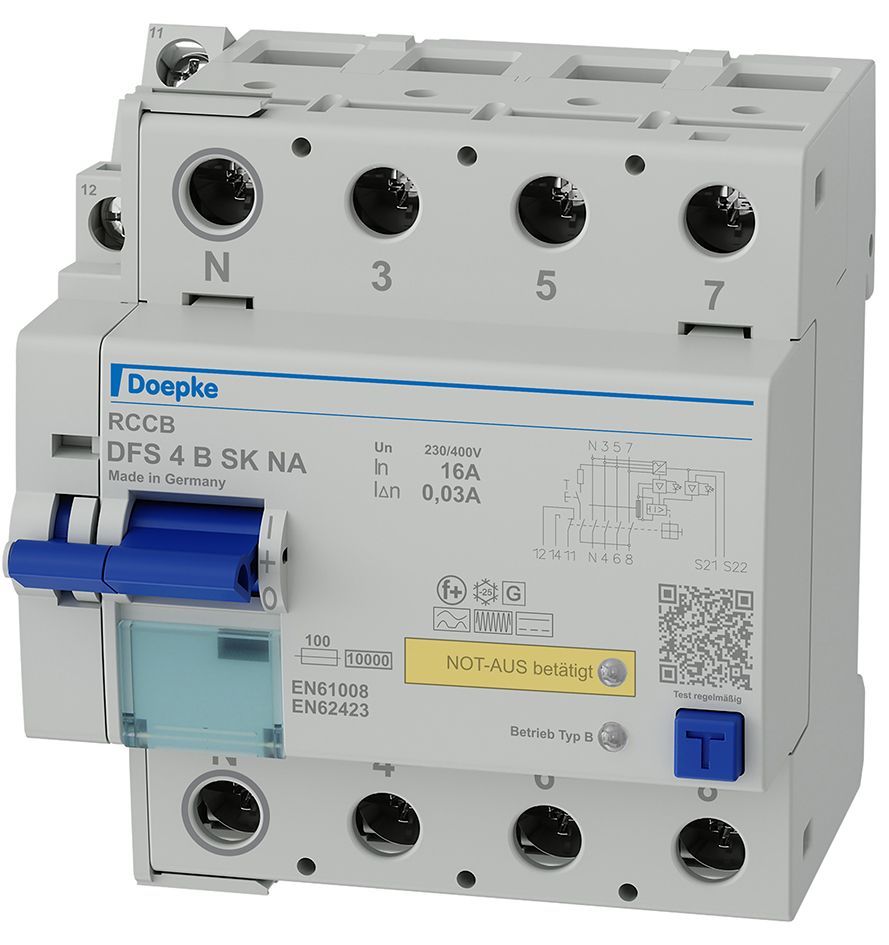 FI-Schutzschalter B 4p 400V 80A 0,03A 4,5TE REG 10kA 3kA/stoß