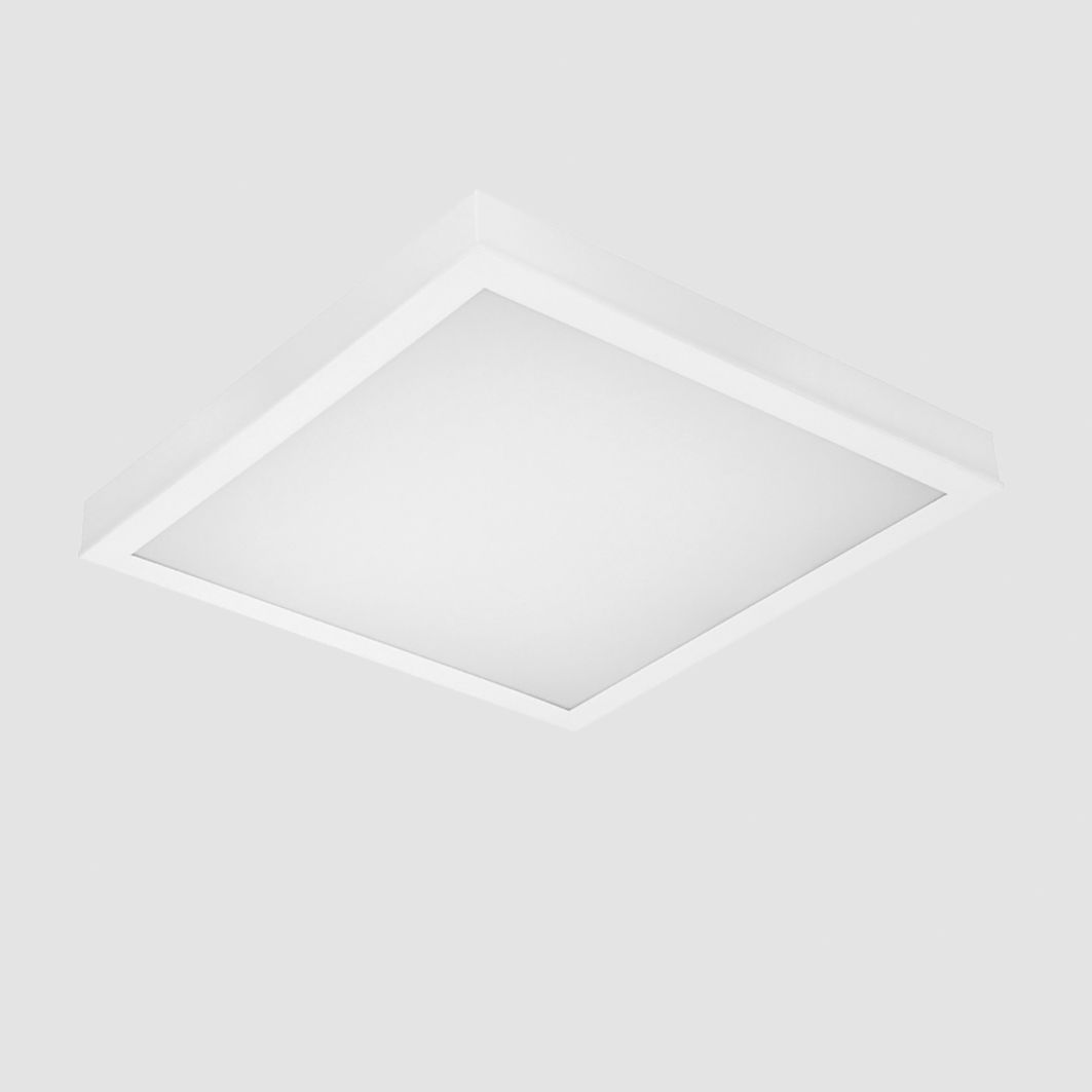 LED-Anbauleuchte 38W 3000K 3800lm ws Konv IP40 550x550x62mm