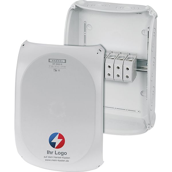Klemmenkasten 50qmm 5f Kst 355x255x122mm AP 12einf IP66 hfr