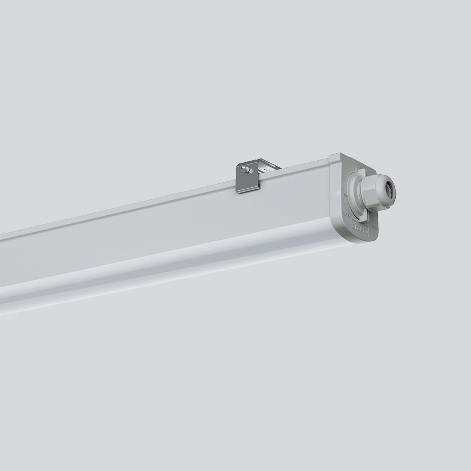 LED-Feuchtraumleuchte Monsun31 28W 4000K 3800lm gr Konv IP66 1458x68x76mm