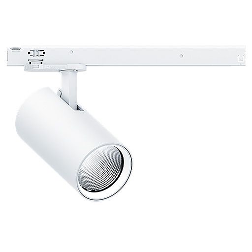 LED-Schienenstrahler 43W VIVO II 3500K 3900lm Konv 1LED Alu IP20 ws mt 3Ph