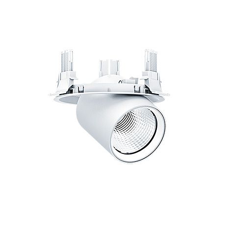 LED-Einbaustrahler 30W VIVO II 3000K Alu 2600lm Konv 1LED IP20 ws mt Ø/EB150mm