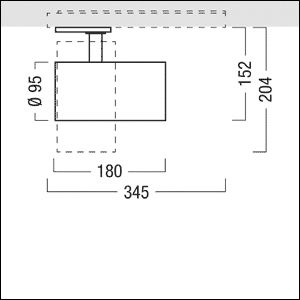 LED-Schienenstrahler 43W VIVO II 3000K 3300lm Konv 1LED Alu IP20 sw mt 3Ph