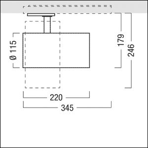 LED-Schienenstrahler 43W VIVO II 4000K 4000lm ws 1LED Alu IP20 mt engstrahlend