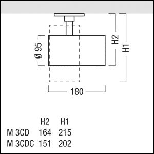 LED-Schienenstrahler 26,5 VIVO II 4000K 3100lm Dimmung DALI 1LED Alu IP20 ws mt