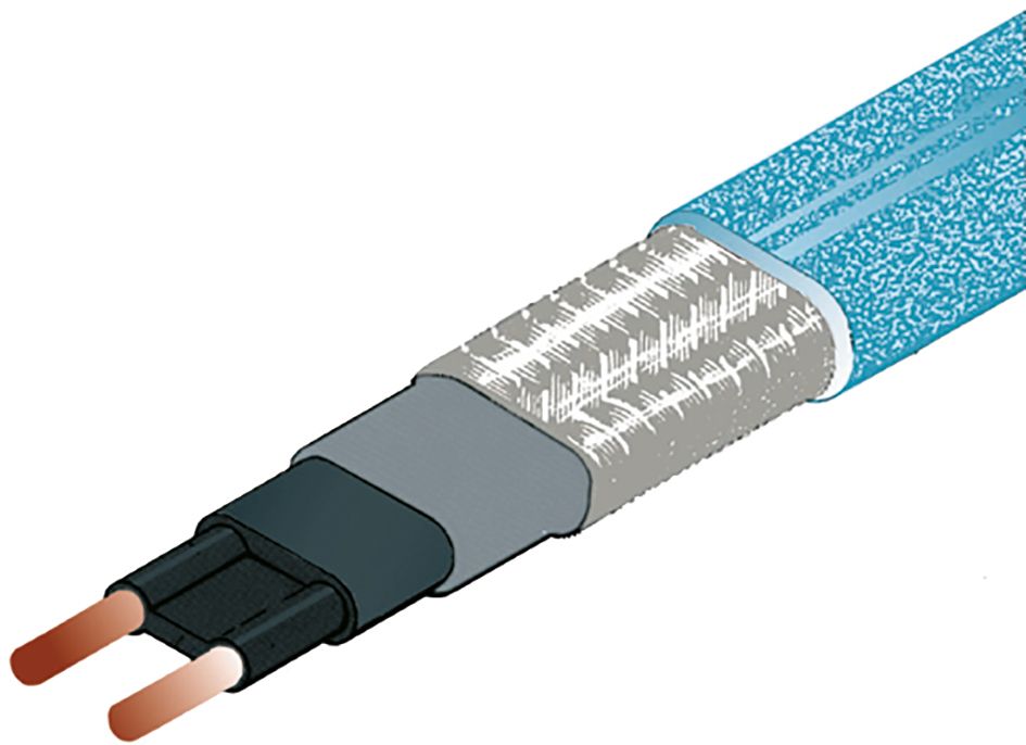 Heizband rohrbegleitend 25W/m 230V 750m rt 65°C 2-adrig