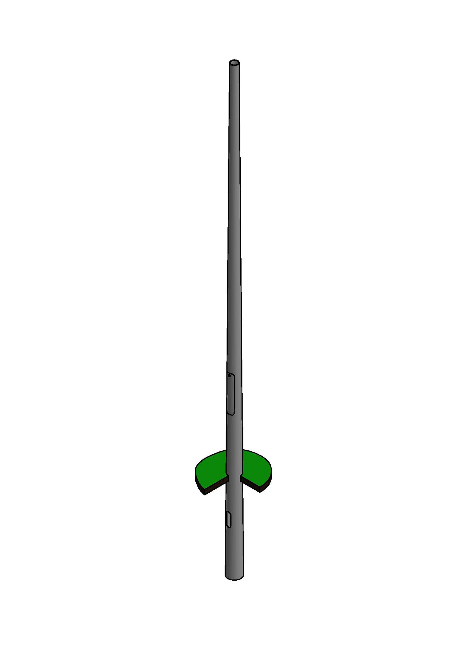Lichtmast 6m Ø76mm ST vz