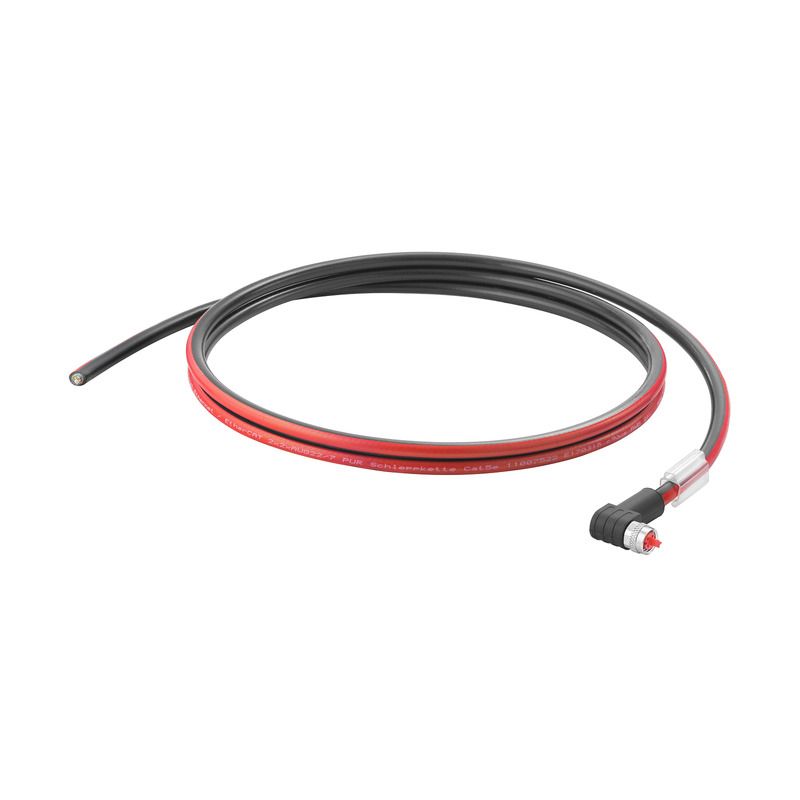 Patchkabel Cat5E SF/UTP IP67 10m sw M8 fr.Ende Geeignet für Schleppketten 22qmm