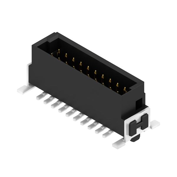 Platinenstecker Stift 20p sw 1re 1,27mm Ni SMD frei