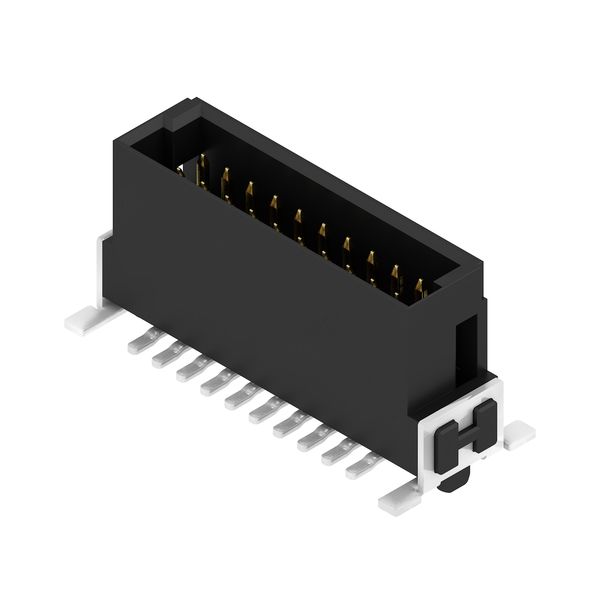 Platinenstecker Stift 20p sw 1re 1,27mm Ni SMD frei
