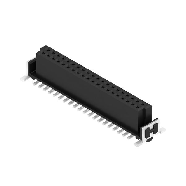 Platinenstecker Buchse 40 sw 1re 1,27mm Ni SMD 40p frei