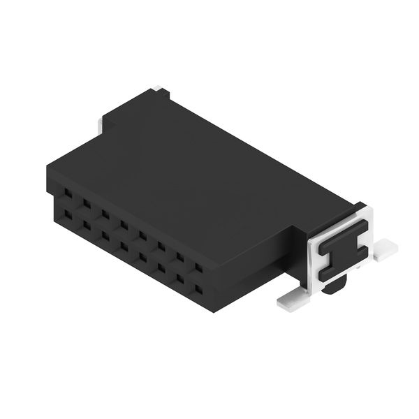 Platinenstecker Buchse 16 sw 1re 1,27mm Ni SMD 16p frei