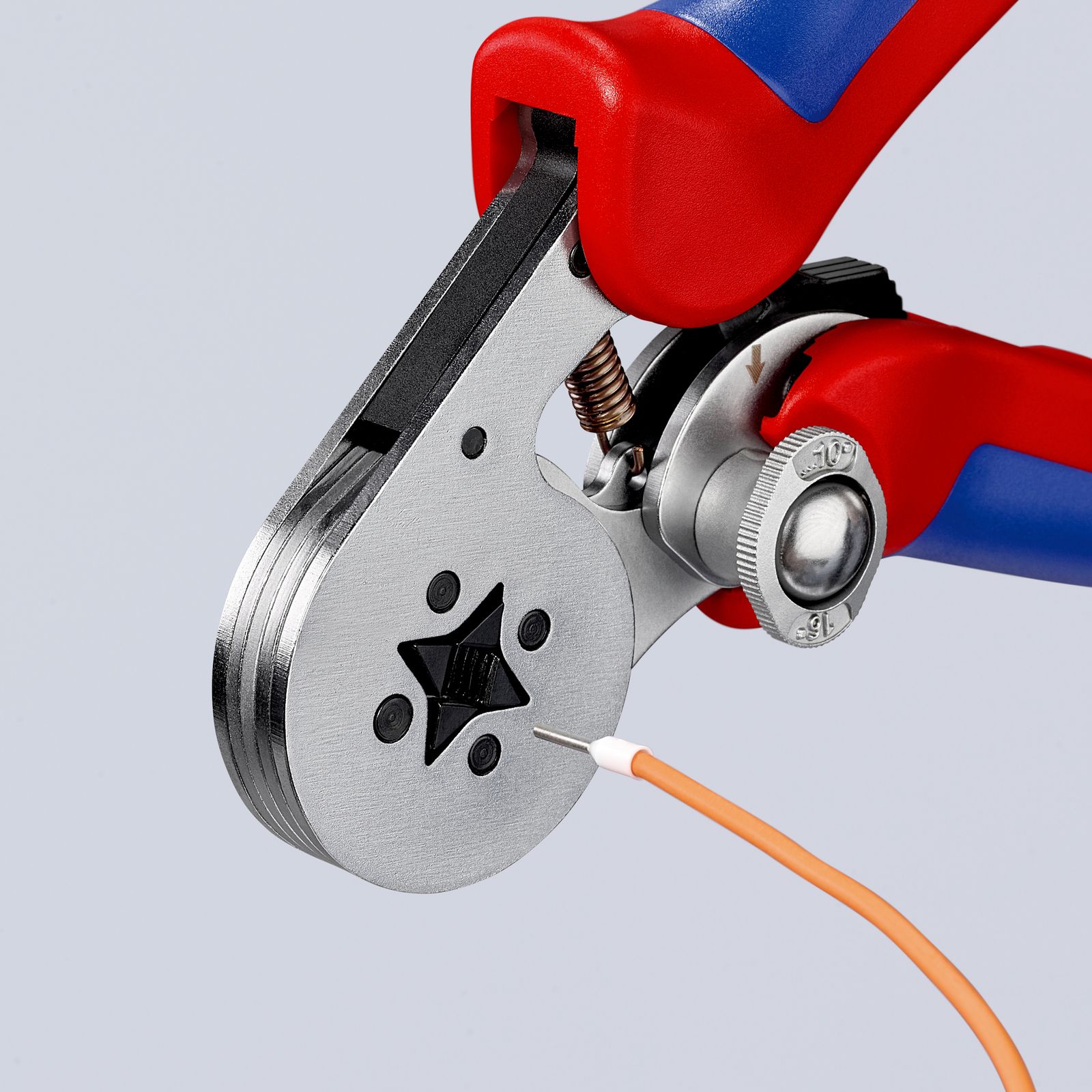 Presszange mech 180mm versch.Eins 0,08-16qmm AWG28-6