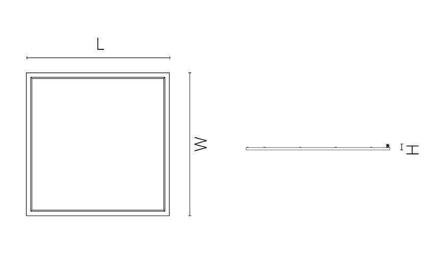LED-Panel 1200x300mm SENSE 22W 4000lm ws 2700-6500K Konv IP40