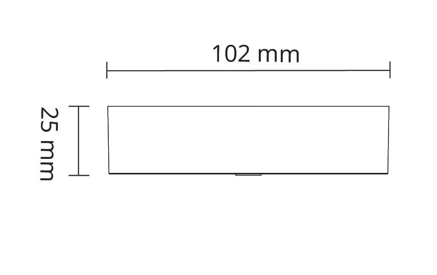 Leuchtenanschlussadapter sw 102mm