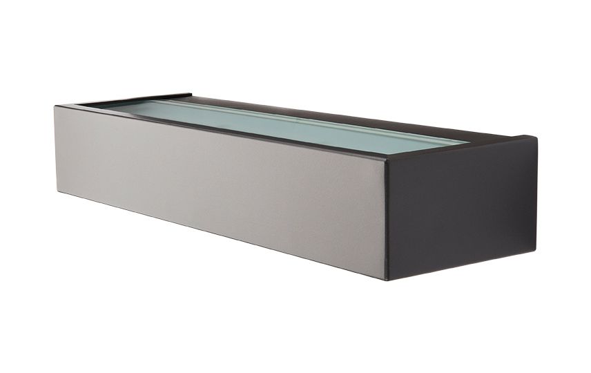 LED-Up/Down Leuchte EDGE 10W 2700K 595lm graphit Konv IP65 103x320x60mm