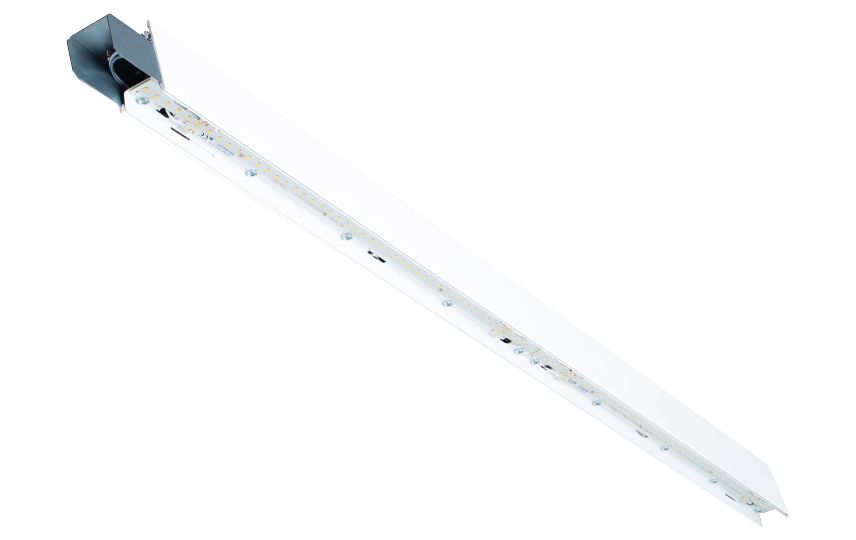 LED-Geräteträger 14W LINEAL S 3000K 1LED 1760lm elektr.Trafo IP20 ws 42x840x70mm