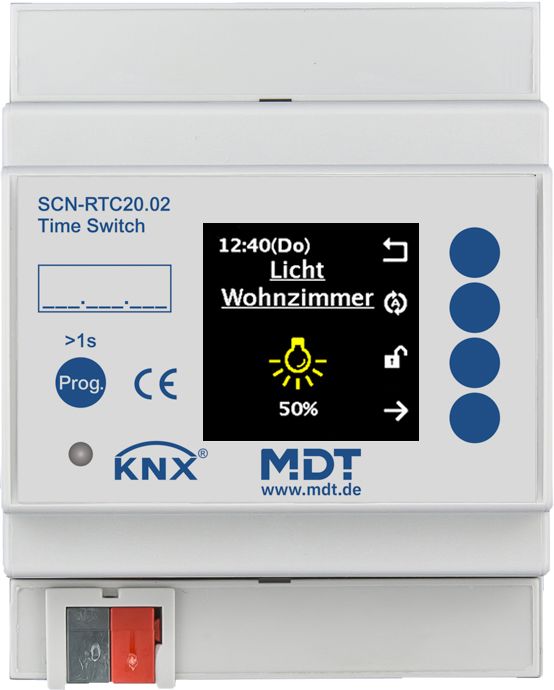 Schaltuhr digi 24VDC 20kan 24h 4TE REG 24h 24 h Programm Wochenprogramm