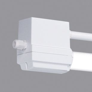 LED-Anbauleuchte BREMERHAVEN 16W 4000K 1900lm ws Konv IP65 822x77x129mm