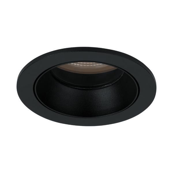 LED-Einbaustrahler 9,2W 4000K 840lm Konv sw mt 1LED Alu IP44 RF:hochglänzend