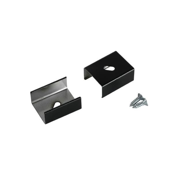 Befestigungsset sw Alu L25mm B20mm H11mm