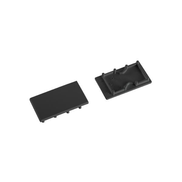 Endkappe sw Kst L40,5mm B23mm H2mm