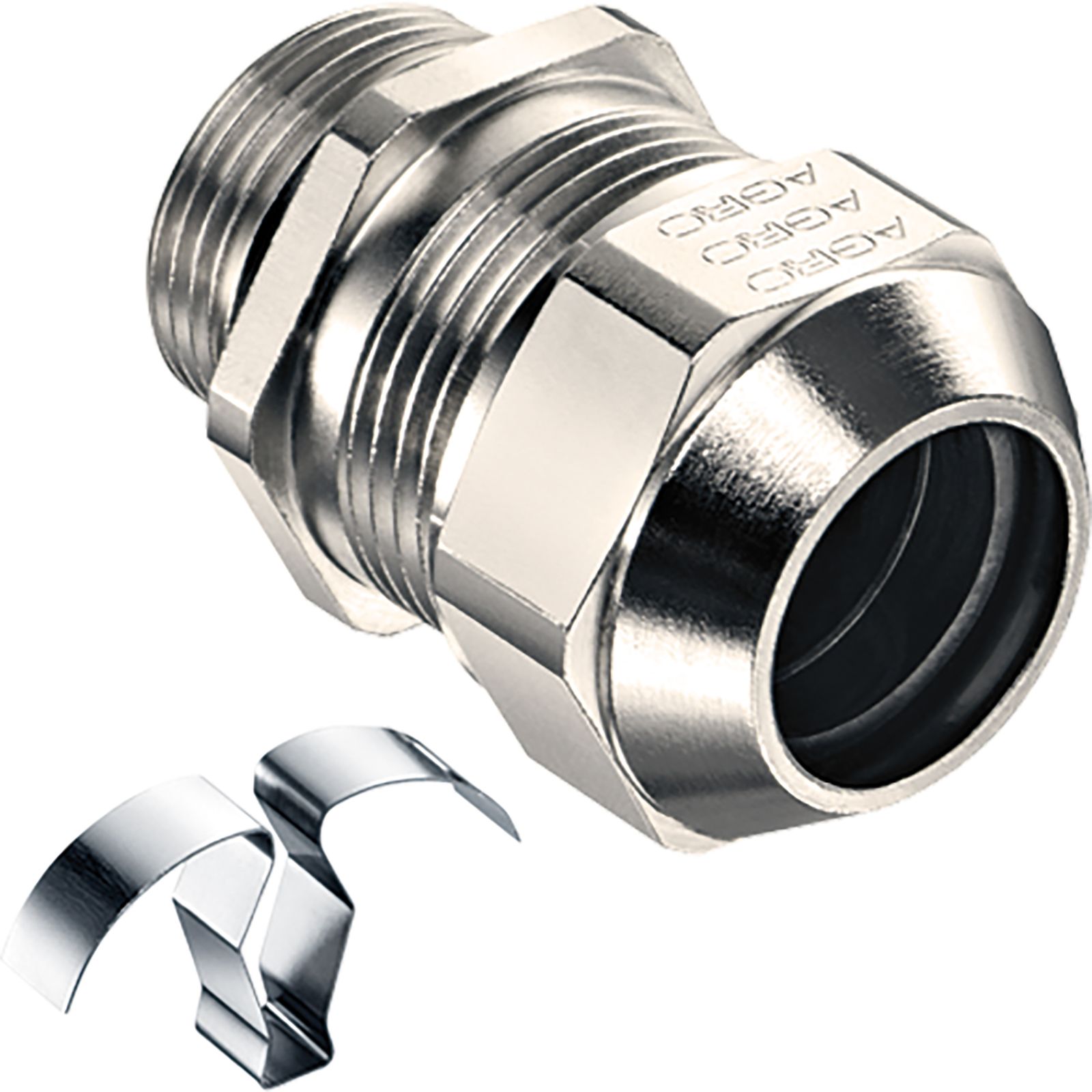 Kabelverschraubung M63 Progress Ms si-gr silbergrau 14mm IP68 ger vernick