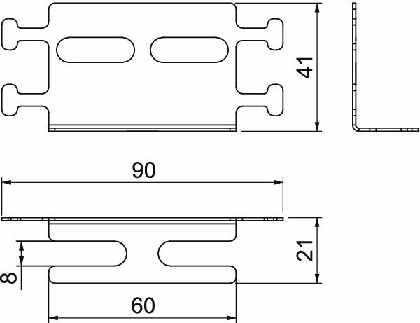 Zubehör BS-K Leitungshalter