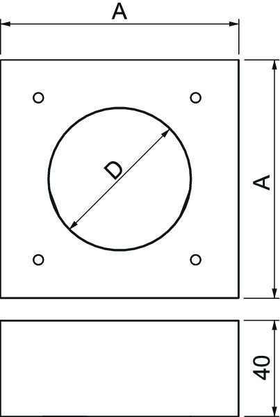 Zubehör BS-K Aufdoppelungsstück