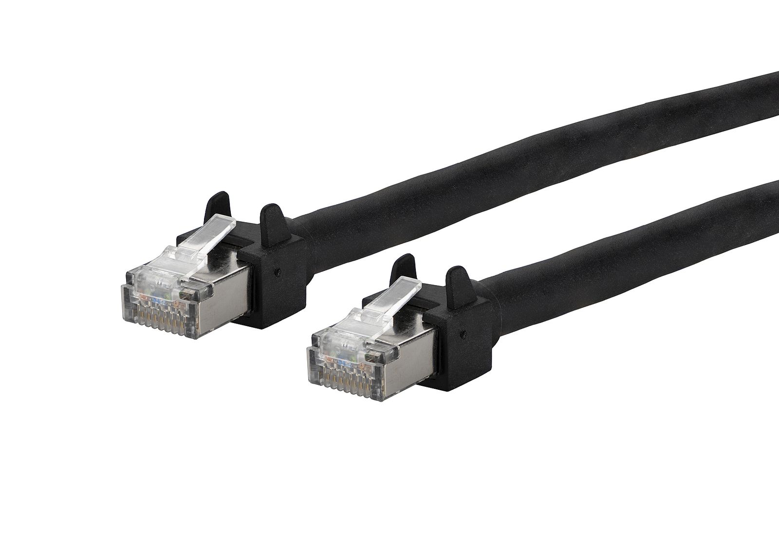 Patchkabel Cat5E 1m sw S/UTP RJ45