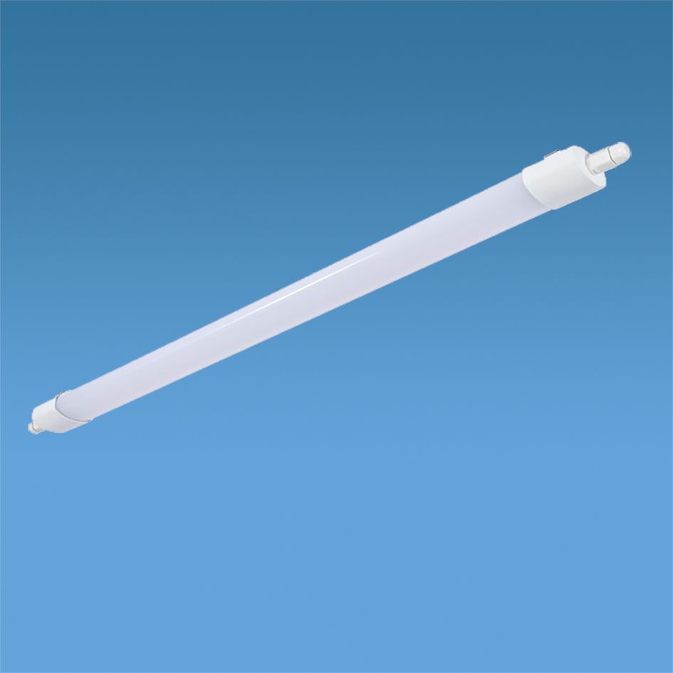 LED-Deckenanbauleuchte 36W 4000K 5200lm ws Konv IP65 1280x80x55mm