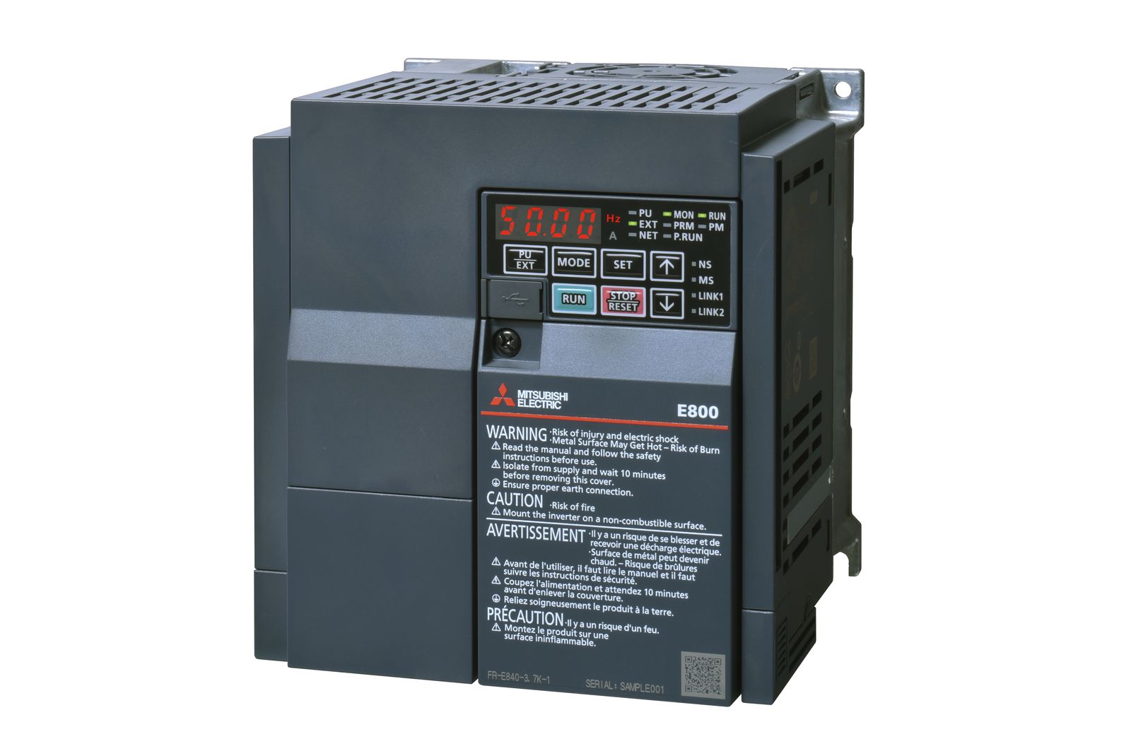 Frequenzumrichter lin=2,2 380-480V E3ph A3ph 60Hz IP20 %F %V