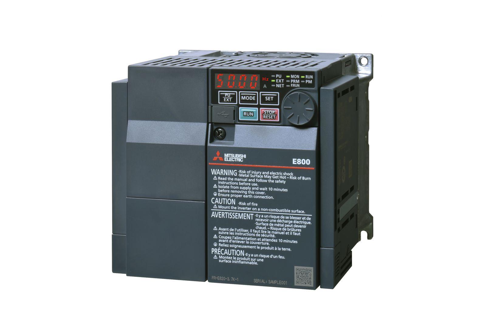 Frequenzumrichter lin=2,2 200-240V E1ph A1ph 590Hz 50/60Hz IP20 5%F 10%V