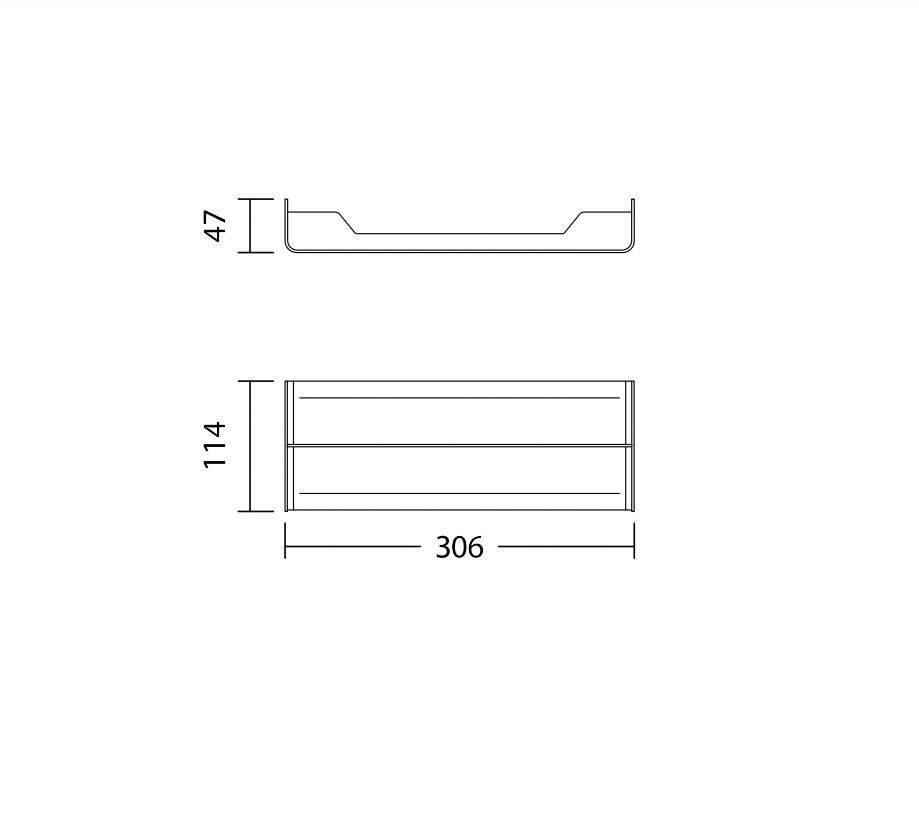 Kupplung/Verbinder ger ws Alu L114mm B306mm H47mm