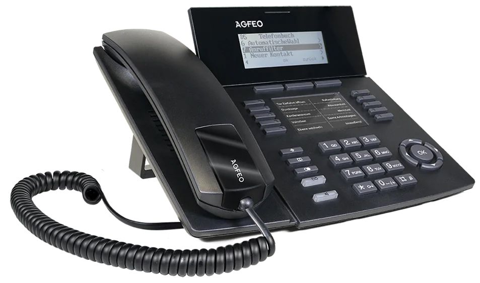 Systemtelefon sw SENSORfon 10F-Tast graph HeadSetAnschl
