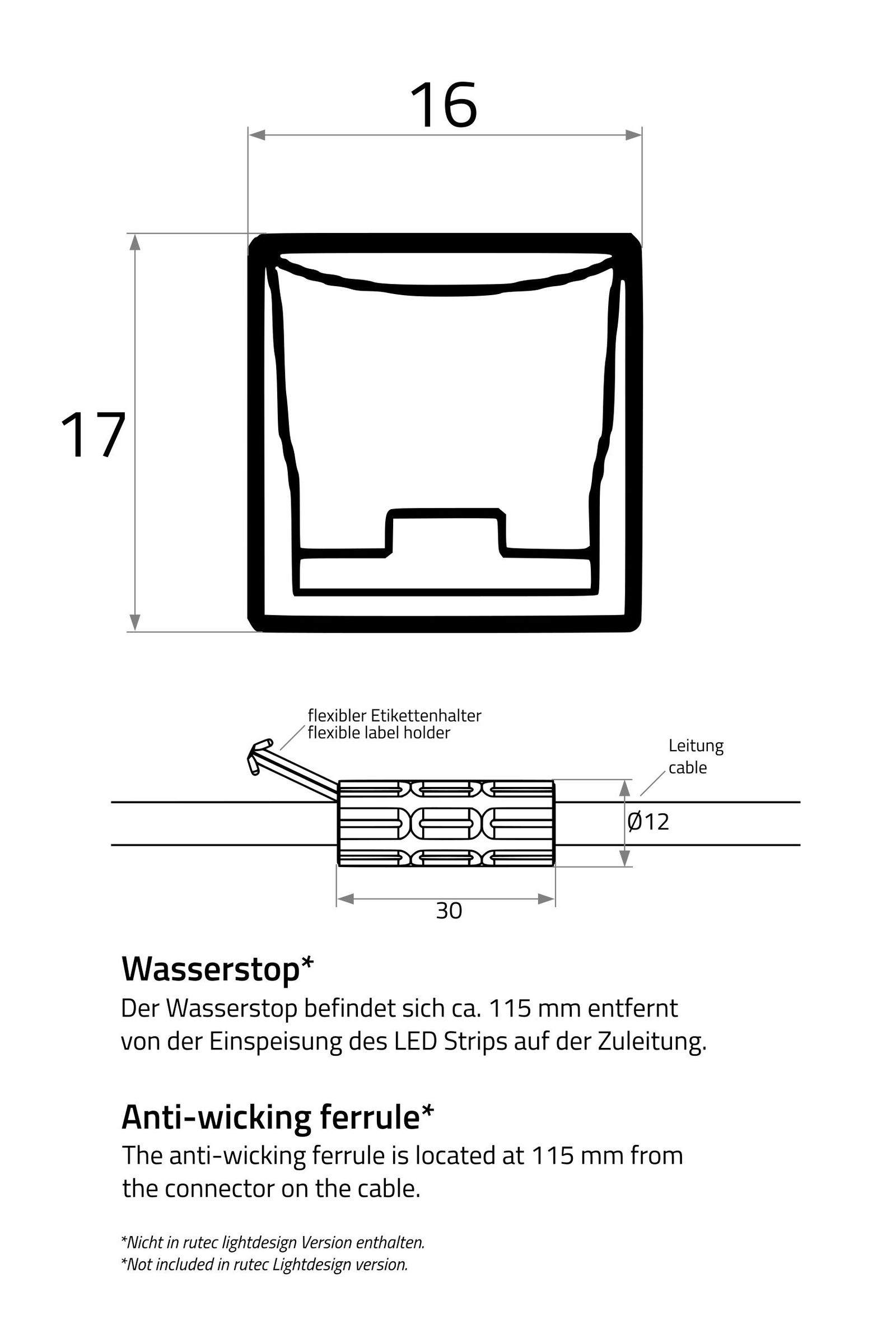 LED-Lichtband 15W/m VARDAflex ws 3000K PlatinUltraTVQ LED nicht austauschbar DC