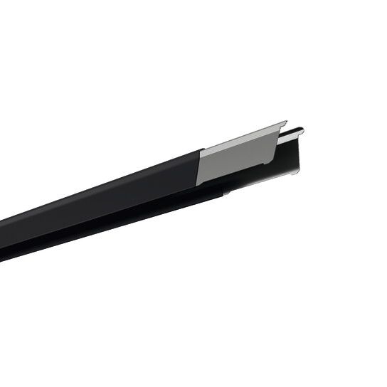 Tragschiene Lichtband 2-l Licross IP64 sw 2-längig L=3000mm
