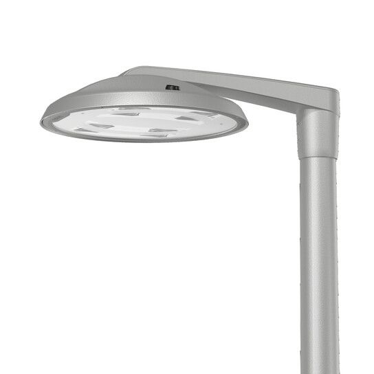 LED-Straßenleuchte 53W DL50 Aufs/Ans al 76mm 3000K 6040lm EVG Alu Gl_tr IP66 II