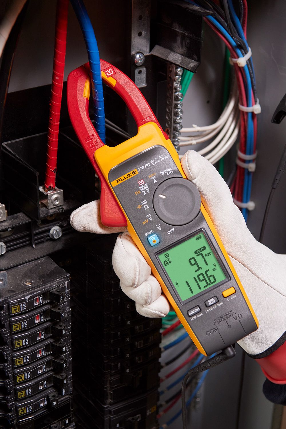 Zangenmessgerät digi auto UC ACV/AC Echteffektivwertmessung (TRMS) DCV/DC