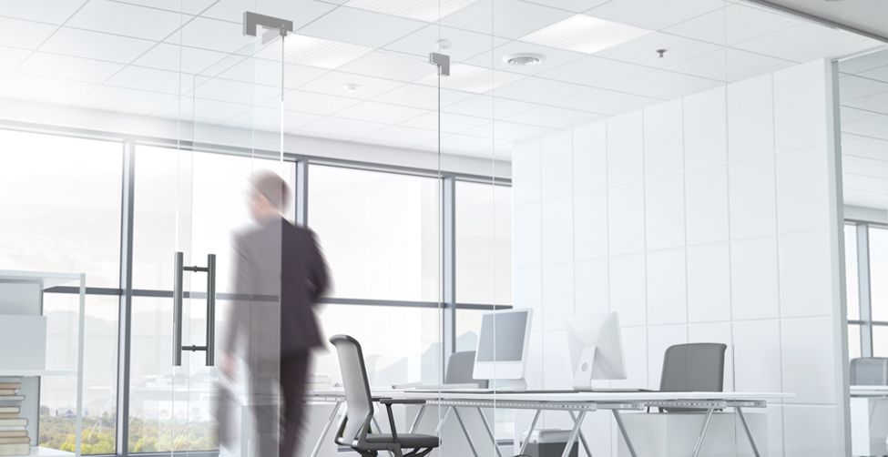 LED-Panel 620x620mm CELINE 33W 4000K ws 4200lm Konv Dimmung DALI IP20